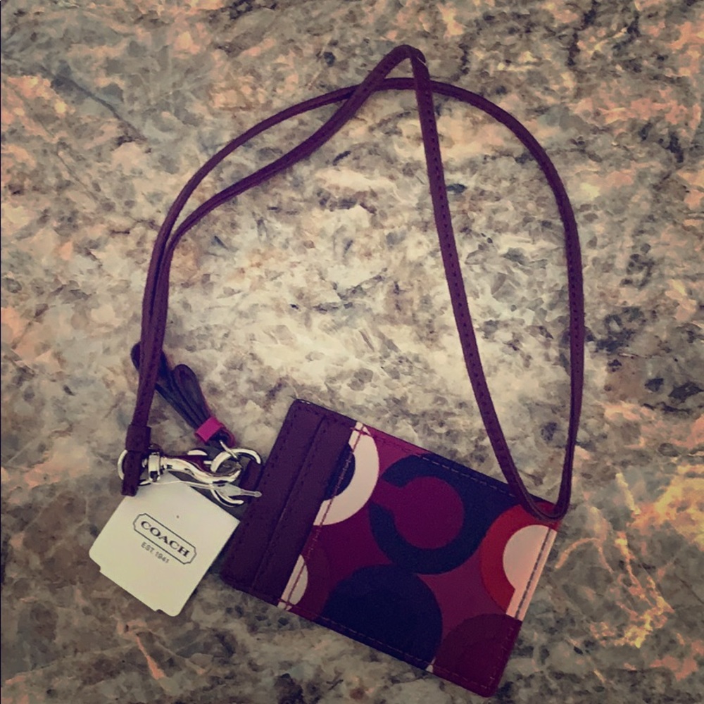 Coach Lanyard/ID holder